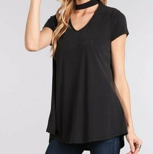 Clara top in black